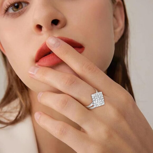 Gold Jewelry Sets for Women 18K Gold/Silver Filled Jewelry Necklace Set Wedding - Picture 8 of 9